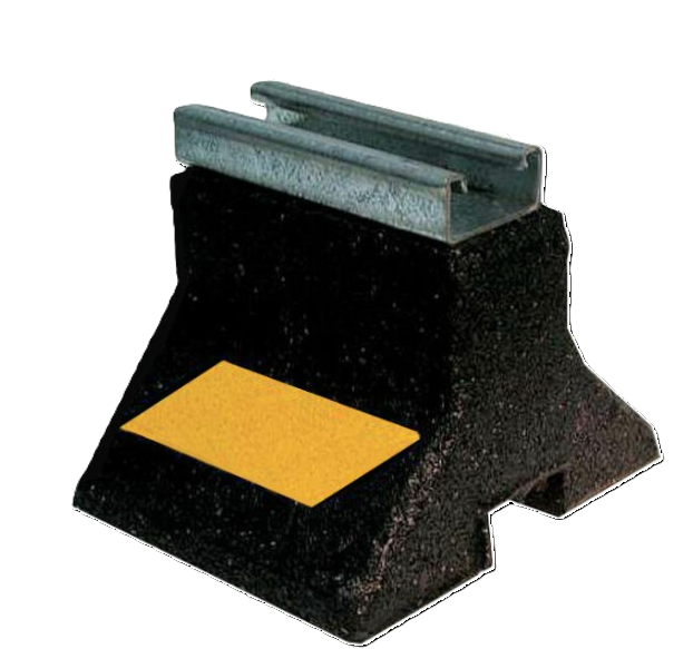 C-Port 5" X 6" Rooftop Support with Channel Strut | 300 lbs Max. Load
