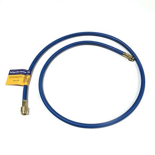 Yellow Jacket 1/4" X 60" Blue Automotive Manifold Hose for R134A