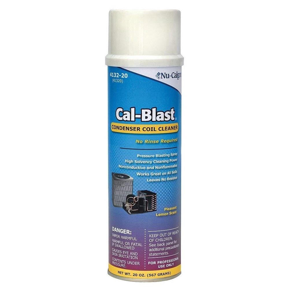 Nu-Calgon Cal-Blast Condenser Coil Cleaner Aerosol | 20 oz. Can | 4132 ...
