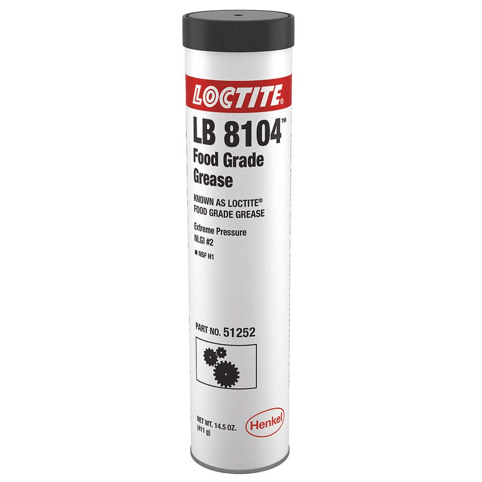 Loctite LB 8104 Food Grade Silicone Grease 14.5 oz. White 209754 Refrigerative Supply