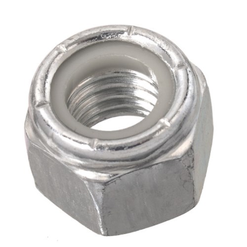 image of a 537-862 nylon insert lock nut unc pltd 1/2 50pk