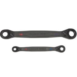Klein 4-in-1 Ratcheting Wrench Set, 2-Piece | Refrigerative Supply