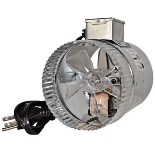 Rotom In-Line Air Duct Booster Fan with Cord | 5 Round | T9-DB205C |  Refrigerative Supply