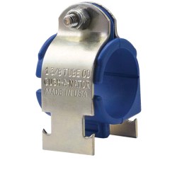 2-1/8" OD Cushion Pipe Clamps For Unistrut Channel - #4448 Cush-A-Clamp Style (Steel)