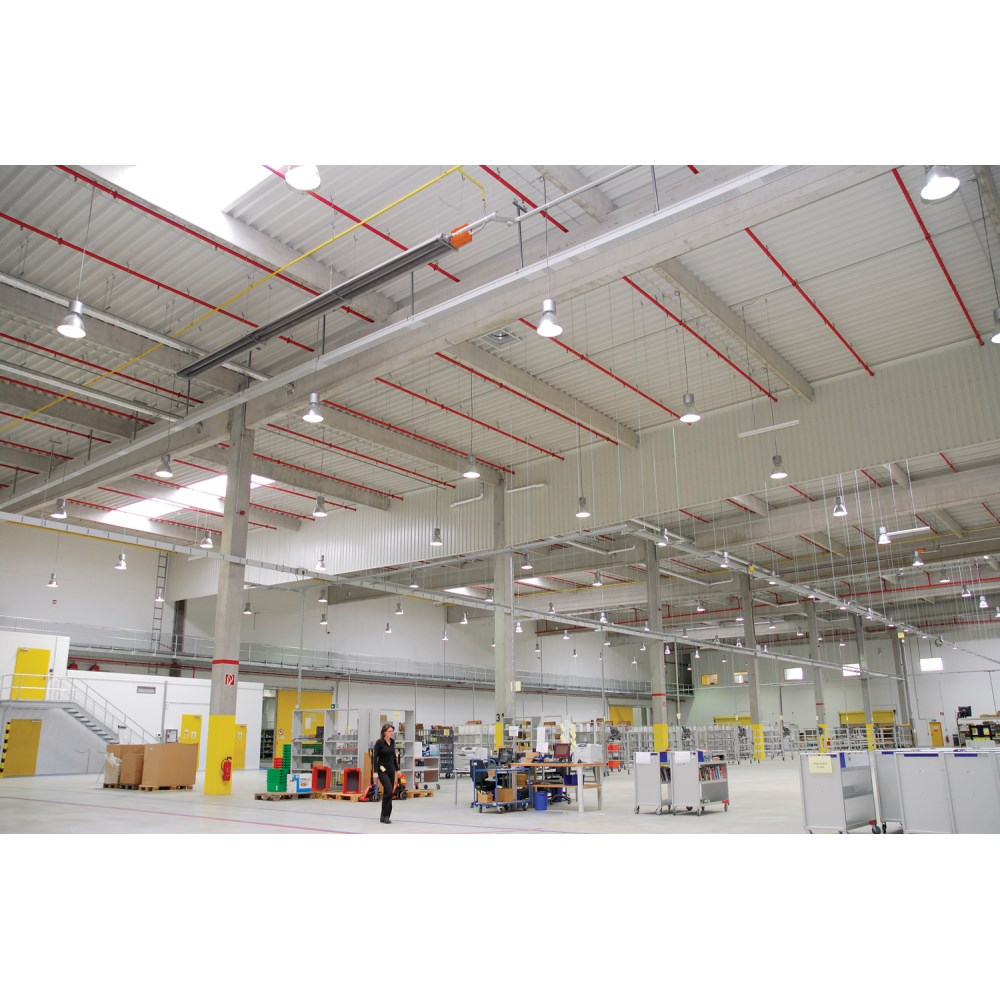 Infrasave Indoor Infrared Tube Heater | 110,000 BTU/Hr | Natural Gas |  ITB-110-50-CN | Refrigerative Supply