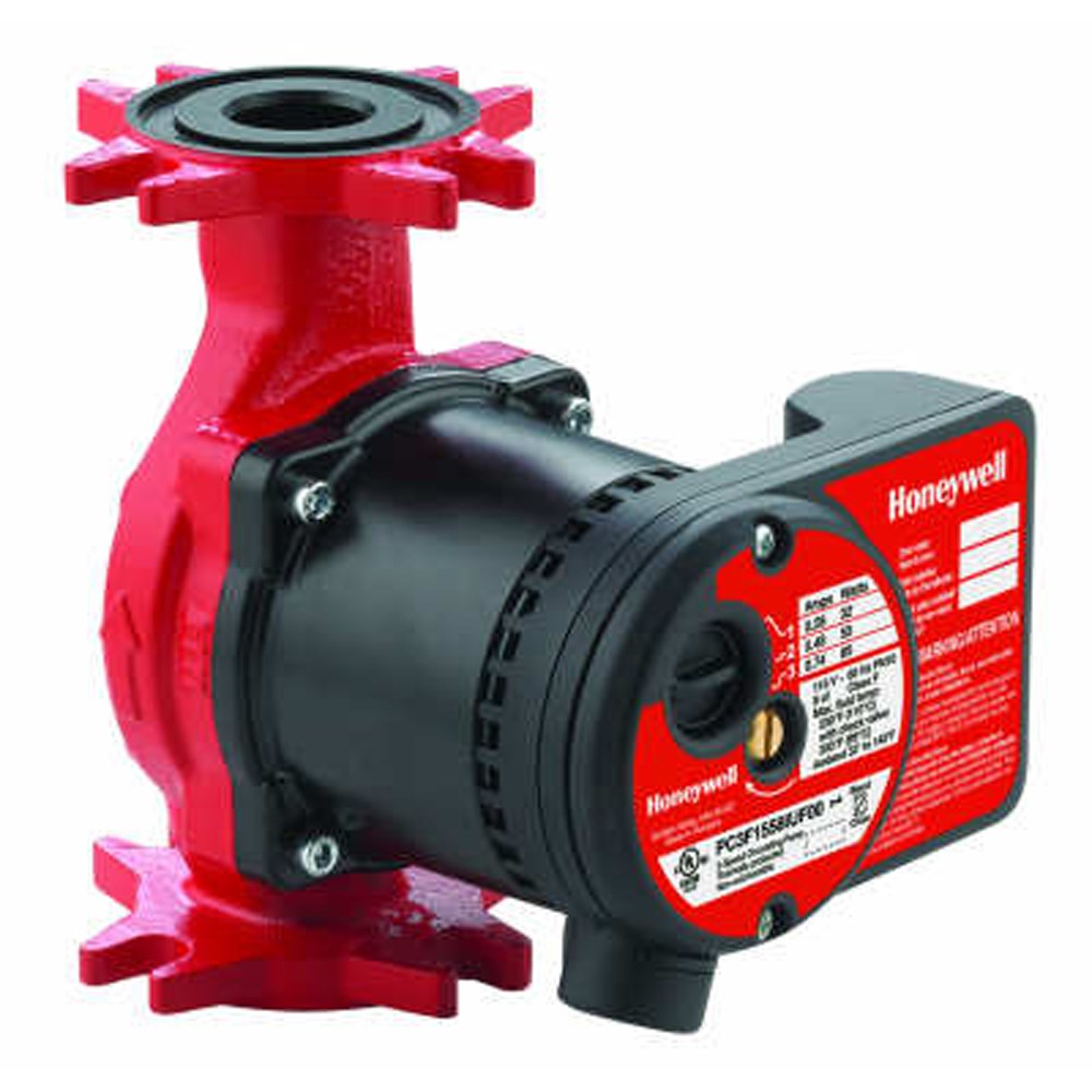 Honeywell 15 GPM 3-Speed Hydronic Circulating Pump | 115 V |  PC3F1558IUF00/U | Refrigerative Supply
