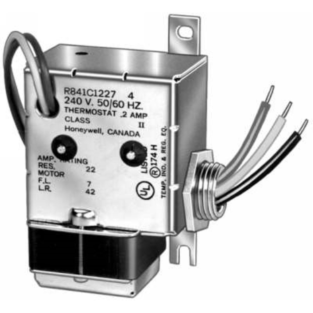 Honeywell 347V SPST Electric Heater Relay with Leadwires | R841C1144/U |  Refrigerative Supply