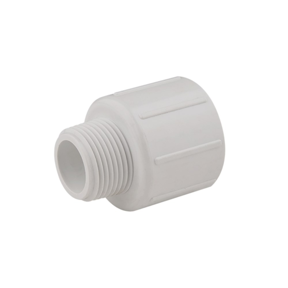 IPEX Schedule 40 PVC 1" MPT X 3/4" Socket Reducing Male Adapter