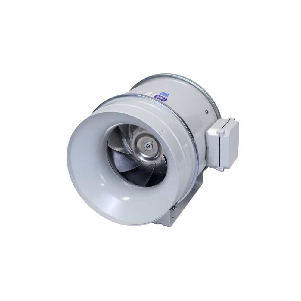 Su0026P Inline Mixed Flow Duct Fan | 2 Speed | 12.4 Duct | 751/1050 CFM | 115V  | TD-315 | Refrigerative Supply