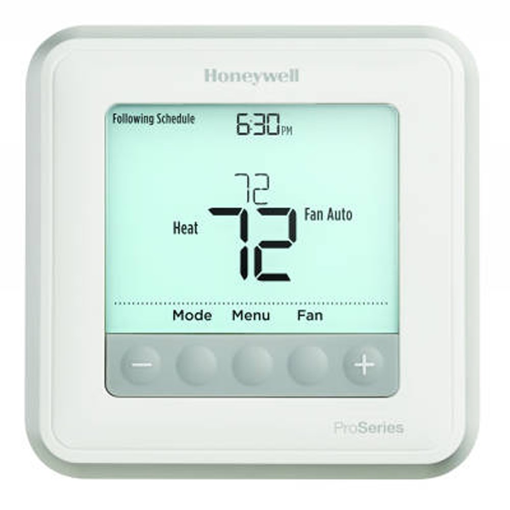 Honeywell T6 Pro Programmable Thermostat | 7-Day, 5-2, 5-1-1 or Non- Programmable | TH6210U2001/U | Refrigerative Supply